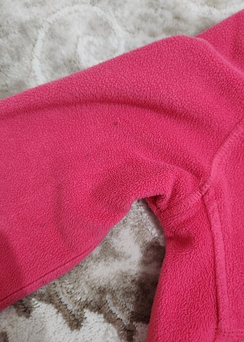 Pembe Fermuarlı Kadın Polar Ceket - Görsel 3