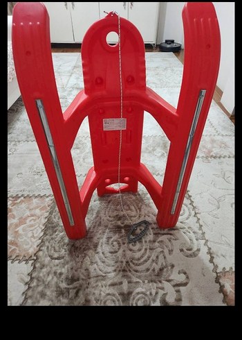 Kırmızı Renkli kızak - Görsel 2