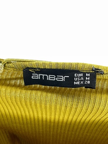 m Beden sarı Renk PreLoved Bluz %70 İndirimli.