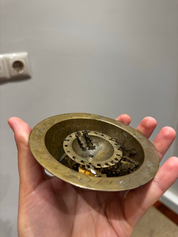 İçi dua yazılı anahtarlı şifa tası - Görsel 2