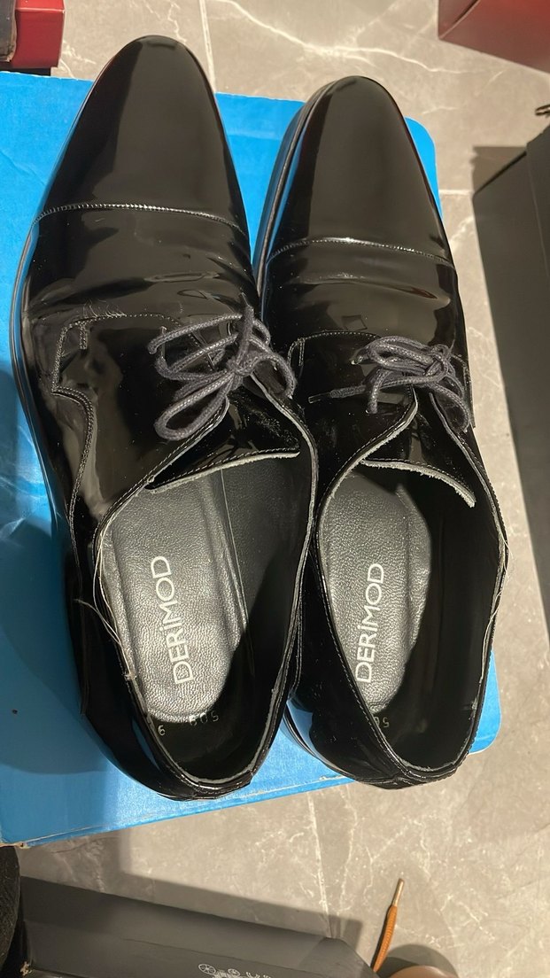 Derimod Erkek Siyah Klasik Deri Ayakkabı - Görsel 2