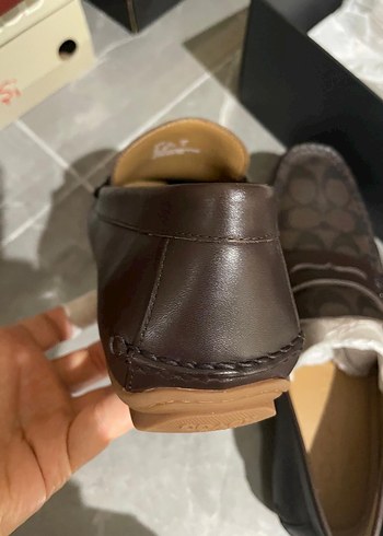 Coach Kahverengi Deri Tokalı Erkek Loafer Ayakkabı - Görsel 4
