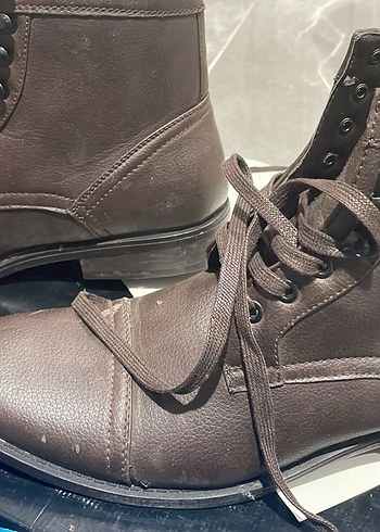 Kahverengi Deri Tokalı Amerikan Bot - Görsel 3