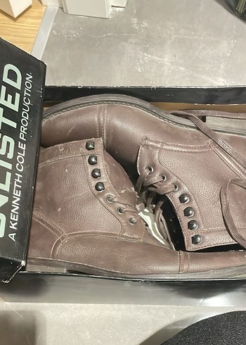 Kahverengi Deri Tokalı Amerikan Bot - Görsel 7