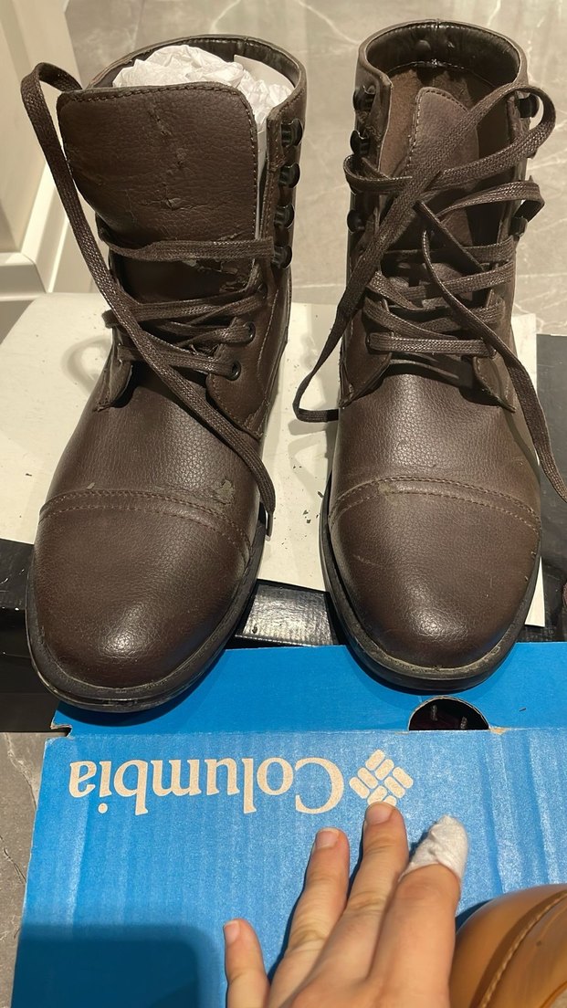 Kahverengi Deri Tokalı Amerikan Bot - Görsel 2