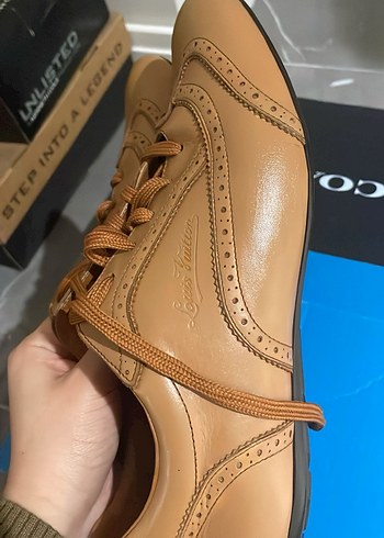 Deri Bağcıklı Louıs Vuıtton Ayakkabı - Görsel 5