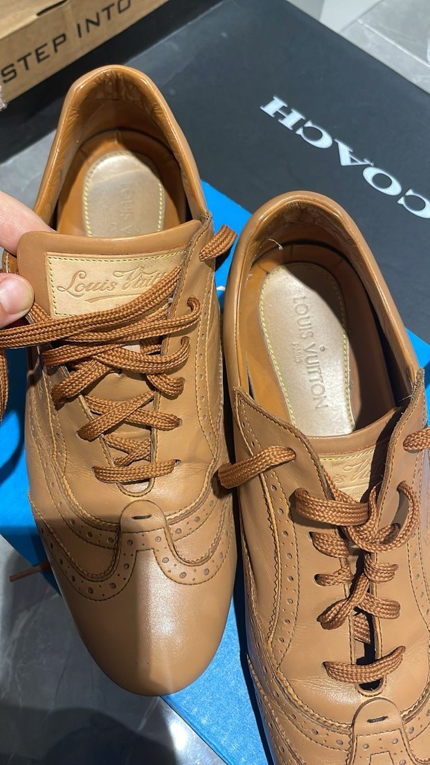 Deri Bağcıklı Louıs Vuıtton Ayakkabı - Görsel 2