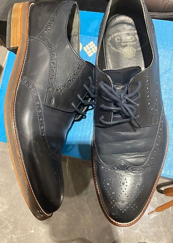 C.R.D.V Erkek Deri Vintage Lacivert Ayakkabı - Görsel 4