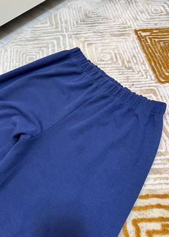 40 Beden lacivert Renk Düğmeli Uzun Kollu Lacivert Tunik pantolon triko takım