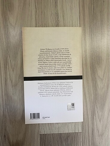  Beden Genç Werther'in Acıları - Goethe
