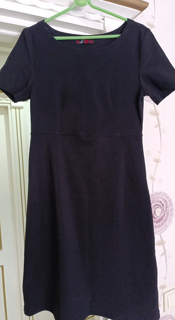 Siyah Midi Kadın Ofis Elbise - Görsel 4