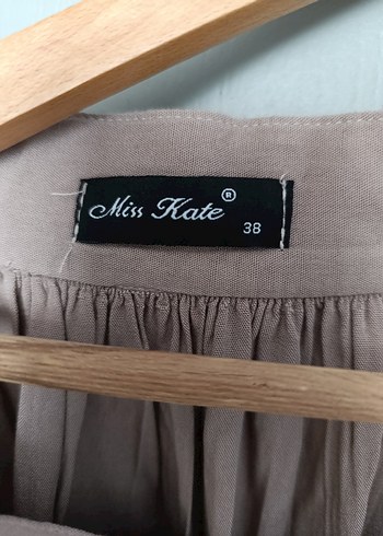 l Beden Bej Keten Uzun Salaş Etek