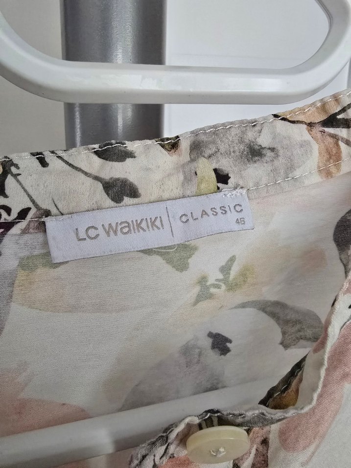 Uzun Kollu Çiçek Desenli Bohem Tunik - Görsel 3