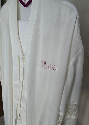 Bride Sabahlık Takım Pijama ve Sabahlık Saten - Görsel 6