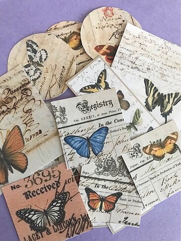 Vintage Sticker Seti