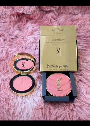 Yves Saint Laurent Pembe Parlak Allık - Görsel 3