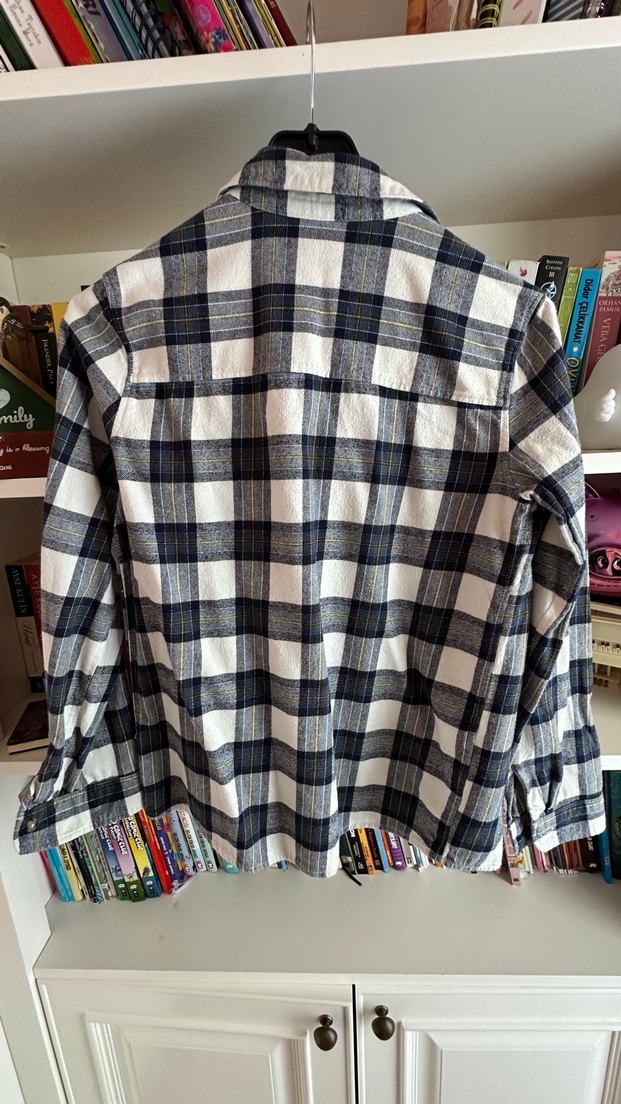 Gri Ekose Uzun Kollu Erkek Çocuk Gömlek - Görsel 2