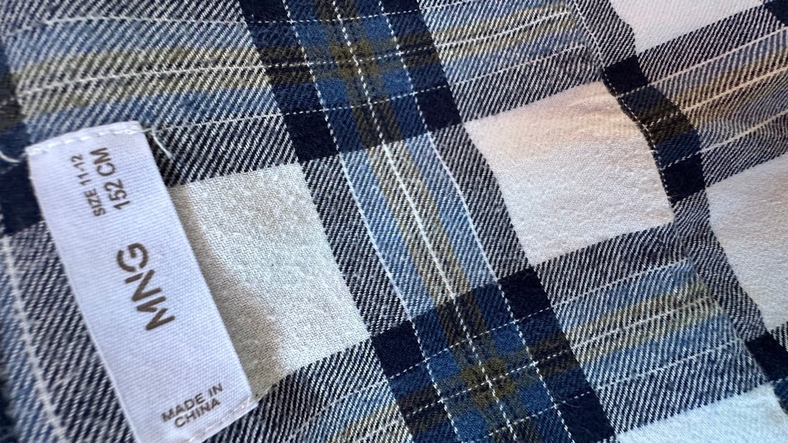 Gri Ekose Uzun Kollu Erkek Çocuk Gömlek - Görsel 3