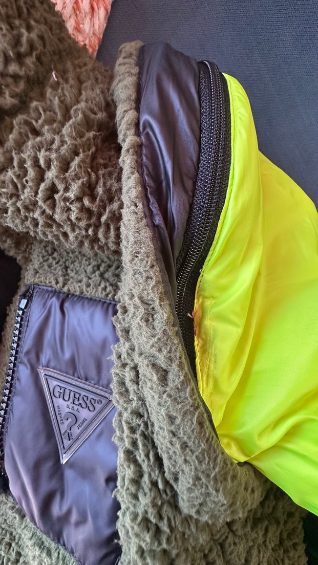 Erkek Çocuk Haki Yeşil Fermuarlı Ceket - Görsel 4