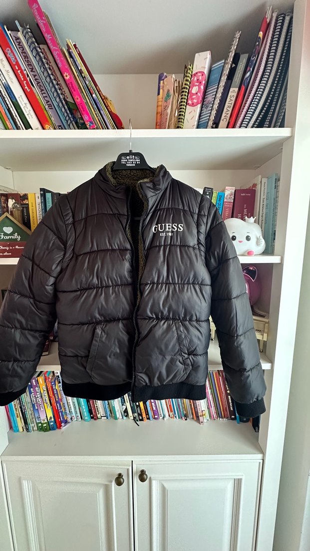 Erkek Çocuk Haki Yeşil Fermuarlı Ceket - Görsel 2