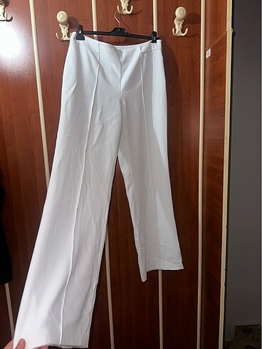 Zara Zara beyaz kumaş pantolon