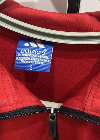 Adidas Orjinal Kırmızı Fermuarlı Kadın Ceket - Görsel 2