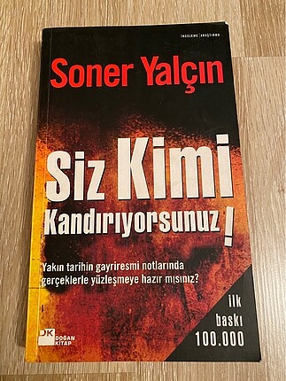 Soner Yalçın siz kimi kandırıyorsunuz roman