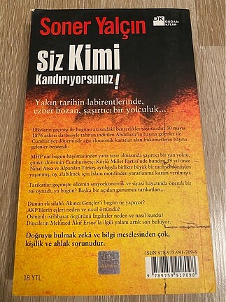  Soner Yalçın siz kimi kandırıyorsunuz roman