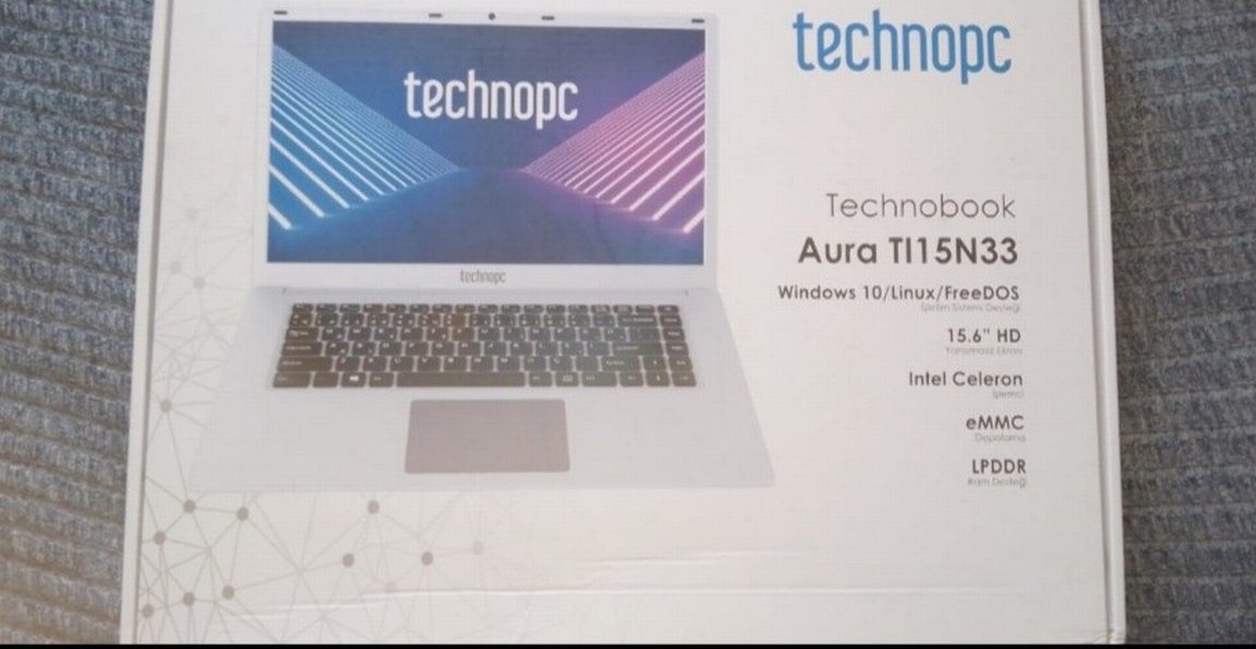 Mavi Technopc Laptop - Görsel 3