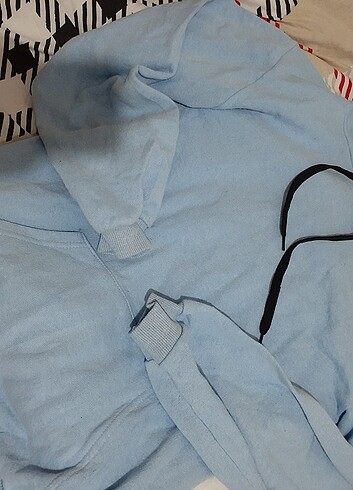 Diğer Beyaz ve mavi sweetshirt