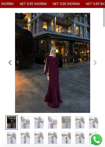38 Beden Bordo Uzun Kollu Drapeli Abiye Elbise