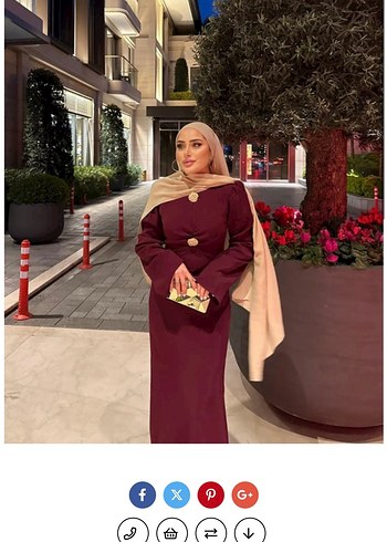 Abiye Bordo Uzun Kollu Drapeli Abiye Elbise