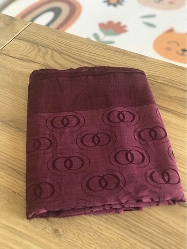Bordo şal kumaş