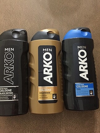 Arko men traş kolonyası Kahverngi satıldı iki tanesi mevcut