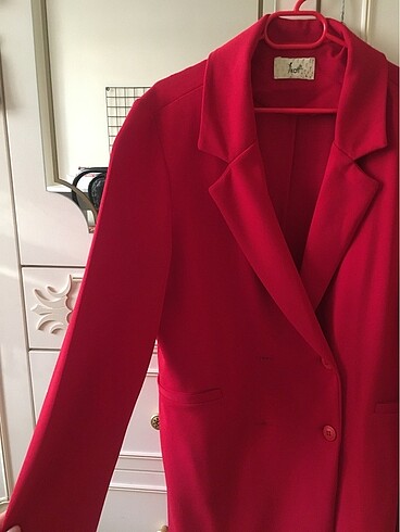 Diğer Kırmızı Blazer ceket
