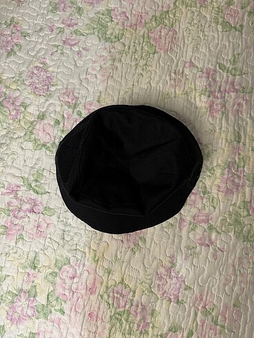  Beden siyah Renk Çift taraflı bucket şapka