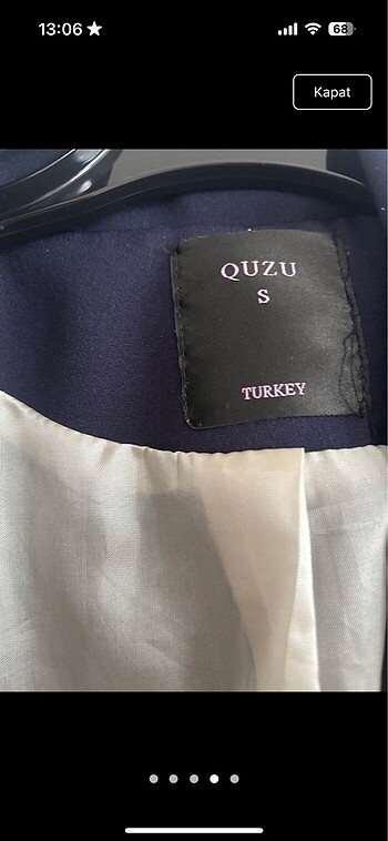 m Beden lacivert Renk Blazer ceket