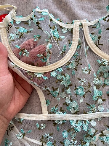Diğer Dantel bodysuit