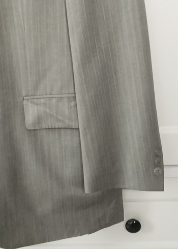 Kiğılı  marka, Orijinal, yün,gri renkli Erkek Takım Elbise - Görsel 8