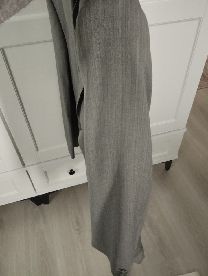 Kiğılı  marka, Orijinal, yün,gri renkli Erkek Takım Elbise - Görsel 4