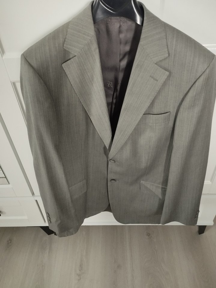 Kiğılı  marka, Orijinal, yün,gri renkli Erkek Takım Elbise - Görsel 3