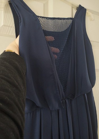 Lacivert Keten Tulum - Görsel 3