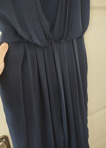 Lacivert Keten Tulum - Görsel 6