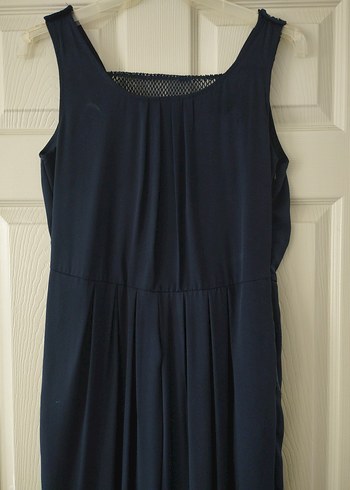 Lacivert Keten Tulum - Görsel 2