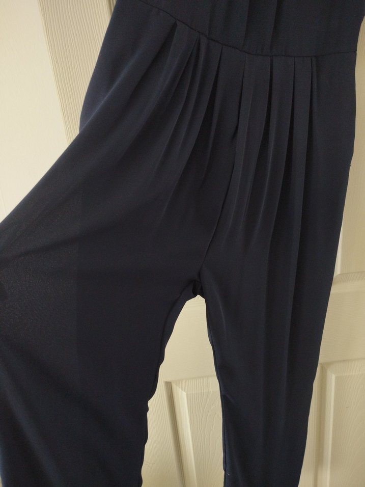 Lacivert Keten Tulum - Görsel 5