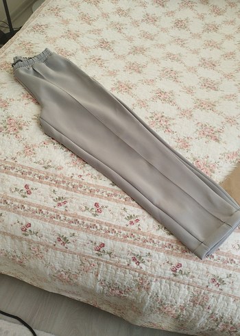 Melike Tatar gri Düğmeli Kadın ikili takım - Görsel 4