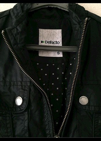 Düğmeli Siyah Street Wear Kadın Ceket - Görsel 4