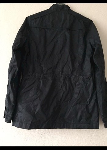 Düğmeli Siyah Street Wear Kadın Ceket - Görsel 3