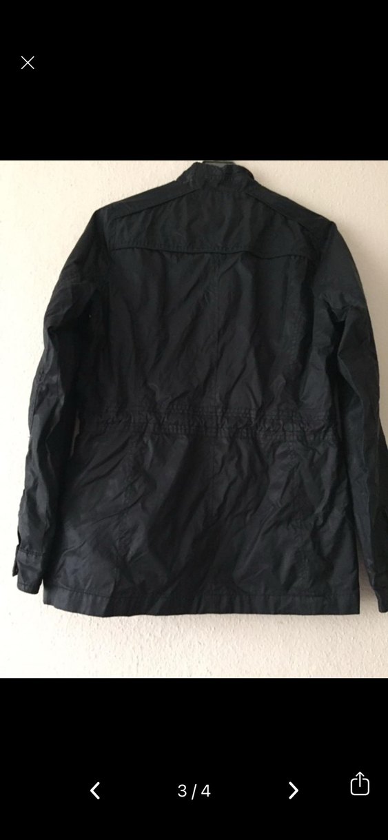 Düğmeli Siyah Street Wear Kadın Ceket - Görsel 3