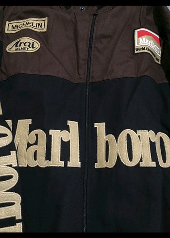 Siyah Kahverengi Fermuarlı Erkek Kayak Ceketi - Görsel 3